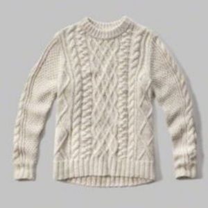 Abercrombie & Fitch Cable Knit Sweater